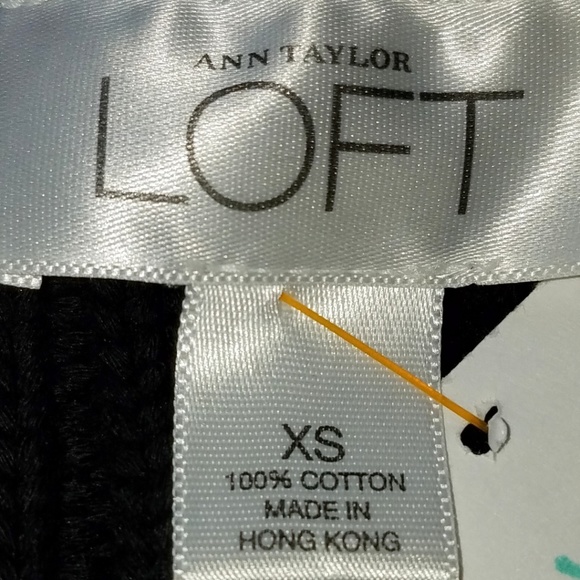 ANN TAYLOR LOFT black sweater vest tunic XS 💥🕚⤵️ - Picture 3 of 9
